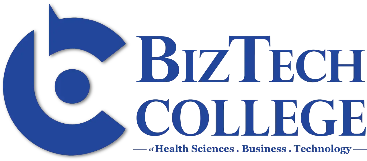 biztech college logo biztech college logo blue color